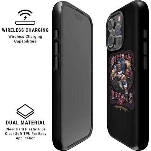 Liquid Blue NFL Houston Texans Running Back iPhone 16 Pro Magsafe Impact Case